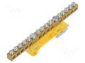 Connector: terminal block; for DIN rail mounting; yellow; 6mm2 POKÓJ ZO-2107-YE
