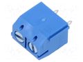 Connector: PCB terminal block; terminal; TC; 16A; PIN: 2; angled AMPHENOL ANYTEK TC0203620000G