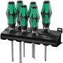 Screwdriver Set with Rack Kraftform Plus 335/350/355/6, 105622 Wera WER/105622 4013288041616