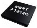 IC: multimedia controller; 3.3VDC; SMD; VQFN56; EVE2 BRIDGETEK FT812Q-T