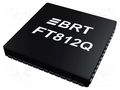 IC: multimedia controller; 3.3VDC; SMD; VQFN56; EVE2 BRIDGETEK FT812Q-T