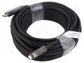 Adapter; HDMI 2.0,optical; HDMI plug,USB C plug; 20m; black DIGITUS AK-330150-200-S