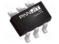 Transistor: N/P-MOSFET; unipolar; complementary pair; 50/-60V PanJit Semiconductor PJT7603-R1