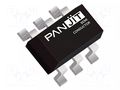 Transistor: N/P-MOSFET; unipolar; 20/-20V; 4.1/-3.1A; 1.25W PanJit Semiconductor PJS6601-S1