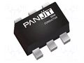 Transistor: N/P-MOSFET; unipolar; 50/-60V; 360/-200mA; 300mW PanJit Semiconductor PJX8603-R1
