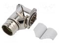 Enclosure for connectors: M23; internal thread; angled 90° HUMMEL 7.435.000.000