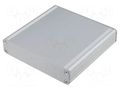 Enclosure: with panel; AKG; X: 105mm; Y: 100mm; Z: 22mm; aluminium FISCHER ELEKTRONIK AKG-105-22-100-ME