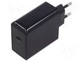 Power supply: switching; mains,plug-in; 5VDC,; 65W; 94x51x27mm GOOBAY ZSI-61761