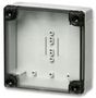 BOX, TRANSPARENT LID, 100X100X50MM PC 95/50 LT ENCLOSURE
