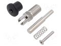 Indexing plungers; Thread: M20; 12mm; stainless steel ELESA+GANTER GN817.8-12-15-C-NI