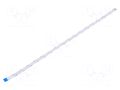 FFC tape; Cores: 10; Tape ph: 0.5mm; L: 254mm; 500mA; 60V; FFC5-TIN GCT 05-10-D-0254-A
