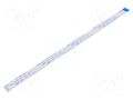 FFC tape; Cores: 20; Tape ph: 0.5mm; L: 228mm; 500mA; 60V; FFC5-TIN GCT 05-20-D-0228-A