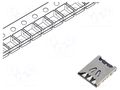 Connector: for cards; Nano SIM; push-pull; SMT; gold flash; PIN: 6 GCT SIM8070-6-0-11-00A