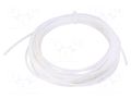 Hose; max.42bar; PTFE; 2mm; white; -70÷260°C PNEUMAT 259.30N