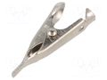 Crocodile clip; 5A; Grip capac: max.5.6mm; Contacts: steel; tinned CAL TEST CTM-34