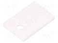 Heat transfer pad: aluminum; TO220; Thk: 1.5mm; 25W/mK; 15kV; screw ALUTRONIC AO474