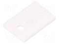 Heat transfer pad: aluminum; TO220; Thk: 1.5mm; 25W/mK; 15kV; screw ALUTRONIC AO474