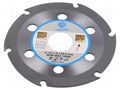 Cutting wheel; Ø: 115mm; wood,plastic; Holder: assembly hole; 22mm PG PROFESSIONAL PG-419.90