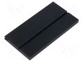 Heatsink: extruded; flat; TO218,TO220,TOP3; black; L: 94mm; W: 6mm ALUTRONIC PR101/94/SE