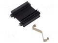 Heatsink: extruded; H; TO218,TO220,TOP3; black; L: 38.1mm; W: 35mm ALUTRONIC PR32/38.1/MC/IR