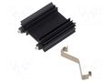 Heatsink: extruded; H; TO218,TO220,TOP3; black; L: 38.1mm; W: 35mm ALUTRONIC PR32/38.1/MC/IR