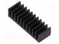 Heatsink: extruded; flat; DIL; black; L: 6.3mm; W: 18.9mm; H: 4.8mm ALUTRONIC PR8/6.3/SE
