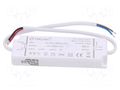 Power supply: switching; LED; 15W; 24VDC; 625mA; 220÷240VAC; IP44 YINGJIAO YSL20M-15-24