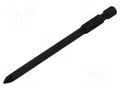 Screwdriver bit; Pozidriv®; PZ1; Overall len: 90mm KING TONY KT-719001Z