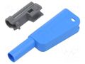 Accessories: case; 19A; blue; 55.4mm; for banana plugs STÄUBLI KT-SL-4-39-23