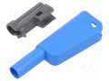Accessories: case; 19A; blue; 55.4mm; for banana plugs STÄUBLI KT-SL-4-39-23