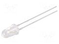 LED; UV; 30°; 20mA; 114mW; 360÷370nm; 3÷3.8VDC; THT; Front: convex OPTOSUPPLY OSV1YL6231A