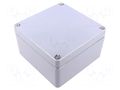 Enclosure: multipurpose; X: 160mm; Y: 160mm; Z: 91mm; AL; aluminium SPELSBERG AL-1616-9