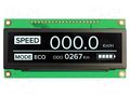 Display: OLED; graphical; 3.12"; 256x64; Dim: 89x44x6mm; white; 1x20 NEWHAVEN DISPLAY INTERNATIONAL NHD-3.12-25664UCW2