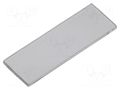 Front panel; transparent; 1597 HAMMOND HM-1597DIN1MPTPC