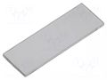 Front panel; transparent; 1597 HAMMOND HM-1597DIN1MPTPC