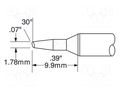 Tip; bevel; 1.8mm; 510°C; for soldering station METCAL CVC-9BV6018S