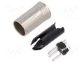 Connector: XLR; plug; male; XX; 16A; PIN: 3; straight; for cable NEUTRIK NTR-NC3MXX-WOB