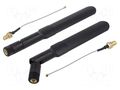 Antenna; black; SMA; 50W; 600÷2700MHz; 50Ω; 100mm; 5dBi; -40÷60°C QOLTEC QOLTEC-57047