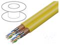 Wire; ETHERLINE® LAN 1000,S/FTP; 2x4x2x23AWG; 7a; wire; Cu; yellow LAPP ETH-LAN-2170972