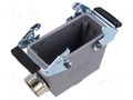 Enclosure for connectors: HDC; size H-B 16; for cable; angled LAPP 19083000