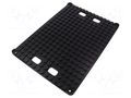 Conductive PCB stand; ESD; 357x257x14mm; black; 100°C EUROSTAT GROUP ERS-253040006