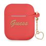 Guess GUA2LSCHSR AirPods cover red / red Silicone Charm Heart Collection, Guess 3666339039097 3666339039097
