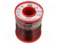 Coil wire; double coated enamelled; 0.8mm; 1kg; -65÷200°C INDEL DN2E0.80-1.00