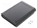 Enclosure: multipurpose; X: 130mm; Y: 170mm; Z: 35mm; ABS; black SUPERTRONIC PP107N