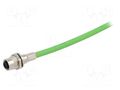 Connector: M12; female; 876; 4A; 250V; IP67; for panel mounting BINDER 70-3734-706-04