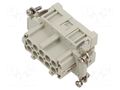 Connector: HDC; contact insert; female; CCE; PIN: 10; 16A; 600V ILME CCEF10