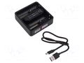 Charger: for rechargeable batteries; Li-Ion,Ni-Cd,Ni-MH; 3A EFEST L3EFT-IMATER2