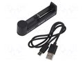 Charger: microprocessor-based; Li-Ion; 3.6/3.7V EFEST L3EFT-SLIMK1