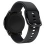 Silicone Strap TYS band for Samsung Galaxy Watch 40 / 41 / 42 / 43 / 44 mm - black, Hurtel 5907769346309 5907769346309