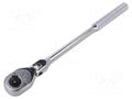 Rattle; 3/8"; bent; 280mm; Teeth: 32 KING TONY KT-3781-11F